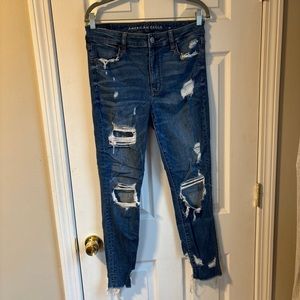 American eagle ripped jeans